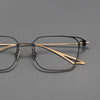 HONGMEI Pure titanium glasses Eyeglass frames Men's prescription Women's optical lenses Reading Prescription handmade luxury