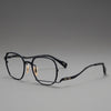 HONGMEI Titanium eyeglass frames Hyperopia Reading Myopia Prescription Glasses Men's and women's grade glasses Retro Polygon