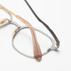 HONGMEI Titanium eyeglass frames Hyperopia Reading Myopia Prescription Glasses Men's and women's grade glasses Retro Polygon