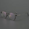 HONGMEI Retro Round Ultra-light Titanium frame Hyperopia Reading Myopia Prescription Glasses Men and Women High Quality