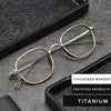 HONGMEI Men's glasses women's High Quality grade Retro Round Prescription for men blue light blocking myopia glasses