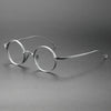 HONGMEI myopia Retro Round Eyewear Men Pure Titanium Optical Prescription photochromic Eyeglasses Frame Women sm-10518