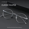HONGMEI Round glasses Prescription blue light glasses women reading Multifocal Myopia Titanium glasses frame Optical sm-1644