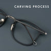 HONGMEI Fashionable Glasses Frame For Men Pure Titanium Acetate Anti Blue Light Eye Glasses Hot Original Brand SpectaclesCT30018