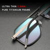 HONGMEI Titanium Men's glasses women's grade Prescription trends Decorative frame optical lenses Reading Blue light filter