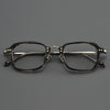 HONGMEI New Ultra-light Big Retro Square Optica Eyeglasses Hyperopia Reading Frame Full Rim Styles Big Face Pure TitanismBT55001