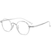 HONGMEI Personalized Polygon Pure Titanium Eyewear Small FaceDesigner japanese handmade glasses frame Hyperopia Reading Myopia