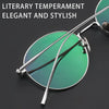 HONGMEI Round glasses Prescription blue light glasses women reading Multifocal Myopia Titanium glasses frame Optical sm-1644