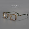 HONGMEI Luxury eyeglass frames titaniPrescription men reading glasses women Myopia Computer blue light prevention discoloration