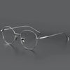 HONGMEI Round glasses Prescription blue light glasses women reading Multifocal Myopia Titanium glasses frame Optical sm-1644