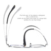 HONGMEI Titanium eyeglass frames Hyperopia Reading Myopia Prescription Glasses Men's and women's grade glasses Retro Polygon