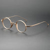 HONGMEI myopia Retro Round Eyewear Men Pure Titanium Optical Prescription photochromic Eyeglasses Frame Women sm-10518