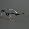 HONGMEI Business Pure Titanium Glasses Myopia Prescription Eyeglasses Frame Men Retro Square Luxury Optica Hyperopia Readsm19053