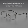 HONGMEI Square Fashion Simple Business Optica Eyeglasses Titanium Myopia Prescription Glasses Hyperopia Reading High Qualsm89188