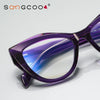 HONGMEI Unique Design Myopia Prescription Glasses Women Cat Eye Hyperopia Reading Anti Blue Light Optical Eyeglasses Frame2166