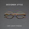 HONGMEI Men's glasses women's High Quality grade Retro Round Prescription for men blue light blocking myopia glasses
