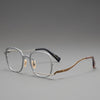 HONGMEI Titanium eyeglass frames Hyperopia Reading Myopia Prescription Glasses Men's and women's grade glasses Retro Polygon